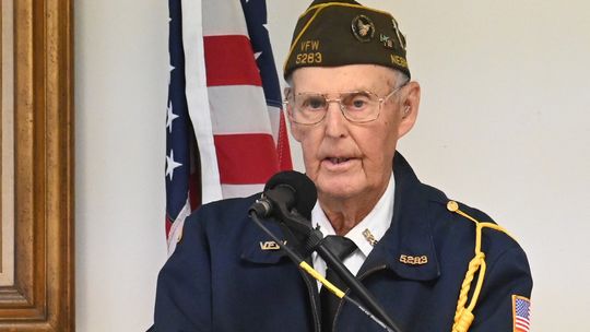 Hartington VFW Commander Dean McGregor