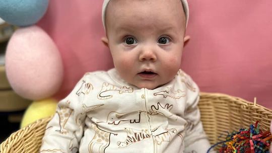 Poses for an Easter holiday