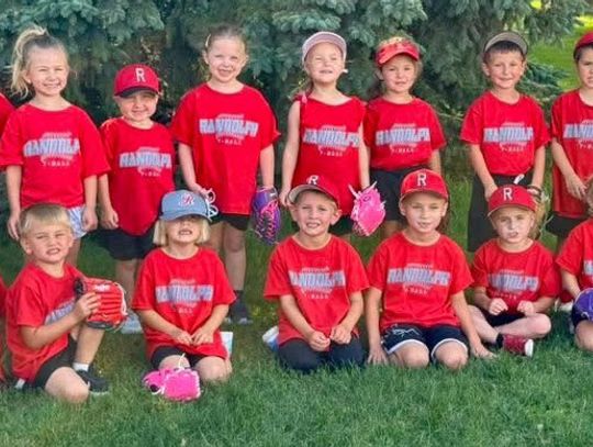 2025 Randolph T-Ball and Softball Teams