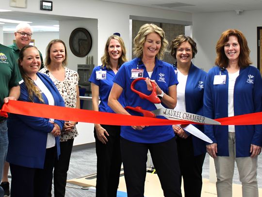 A ribbon cutting and Open House was held recently at the newly renovated Laurel Therapy Clinic