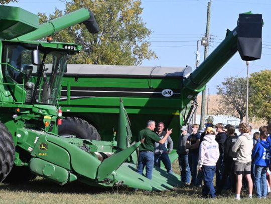 An ag safety day was held Thursday at the Cedar County Fairgrounds for area FFA students