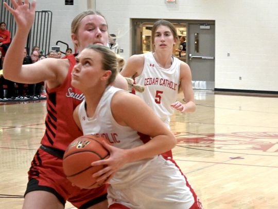 Cedar Catholic girls Vs South Sioux City