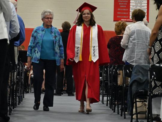 Cedar Catholic graduation