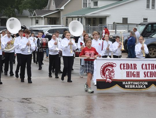 Cedar Catholic High School band members