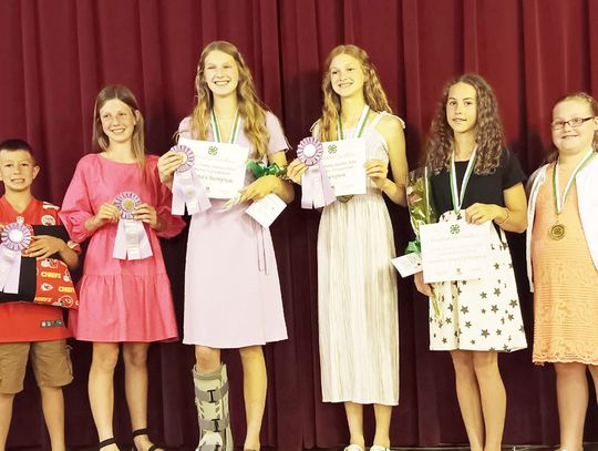 Cedar County Pre-Fair contest winners announced