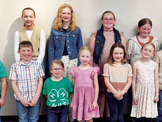 Cedar County releases 4-H Public Speaking Contest results