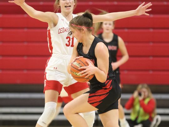 Cedar girls get defensive in first round win