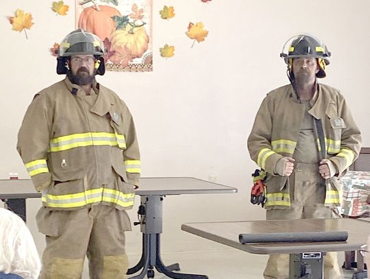 Coleridge Fire Dept. visits Park View Haven
