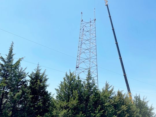 Communications tower work hits construction delays