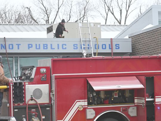 Fire damages Wynot school building; leads to evacuation