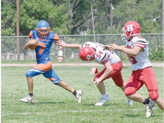 Football team punches in first ‘W’ of season 