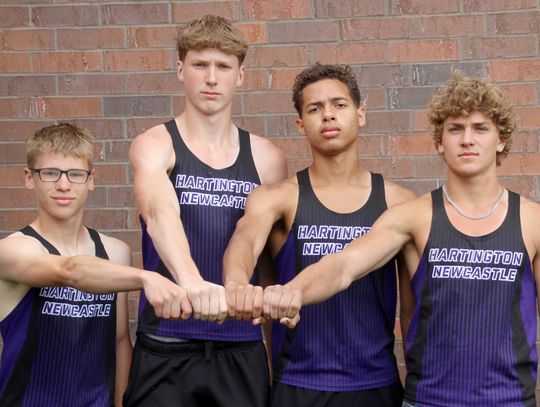 Hartington-Newcastle Public School’s 4x100 Meter