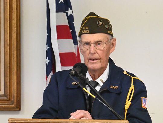 Hartington VFW Commander Dean McGregor
