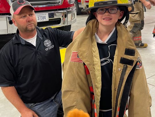 Holy Trinity students visit Fire Hall