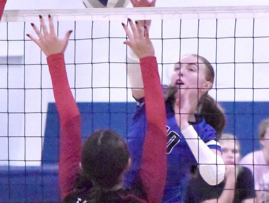 Lady Devils’ Kenna Oligmueller smacks her 1,000th kill