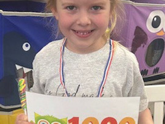 Lenhoff reads 1000 books before Kindergarten