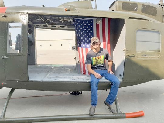 Man with local ties helps restore Vietnam era helicopter