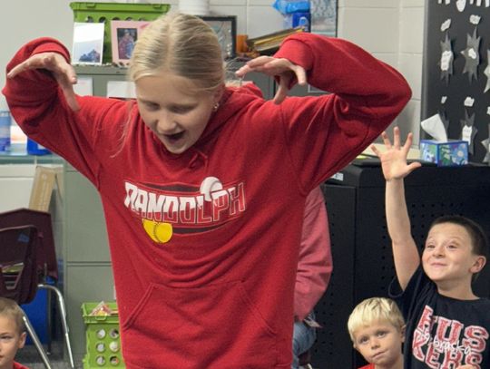 Randolph Elementary students interview Mayor