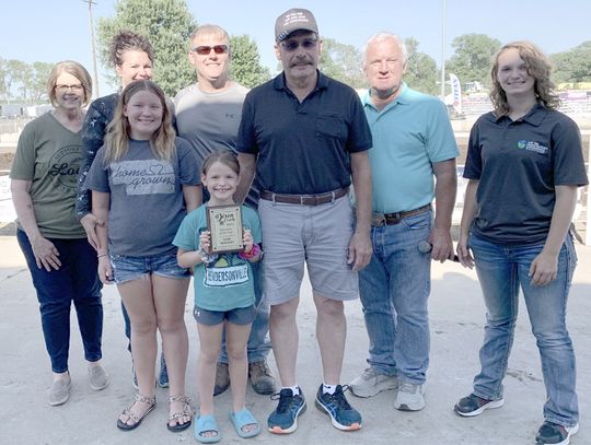 Rewinkel honored for his service to the Dixon County Fair 