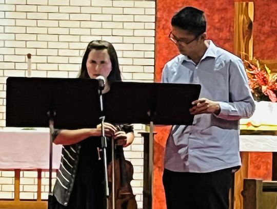 Sharing faith through music