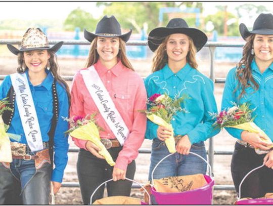 The Miss Cedar County Rodeo Queen contest 