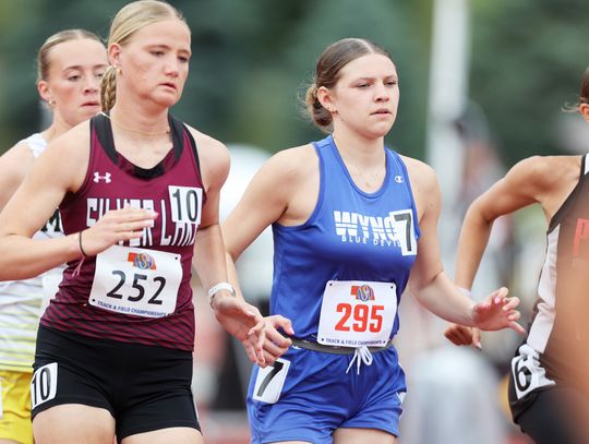 Two Blue Devils compete at State track meet