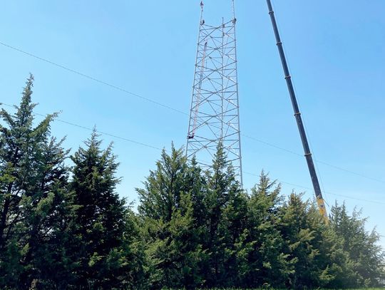 Work continues on Cedar County's new communications tower site