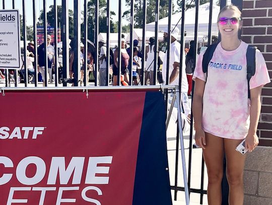 Wortmann hits the track in national meet in Georgia