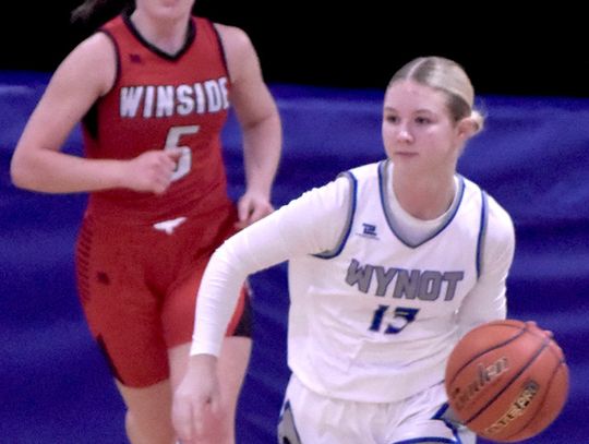 Wynot girls are surprised by Bloomfield