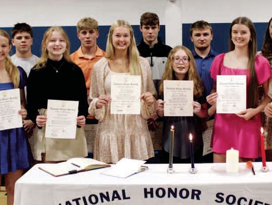 Wynot Public School announces new members of National Honor Society