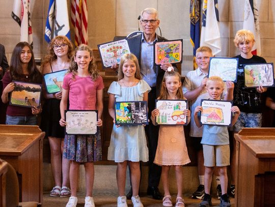 Wynot student’s artwork earns spot in statewide environmental calendar