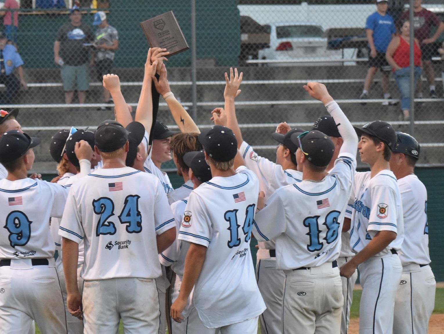 Post 4 Juniors run away with state opener