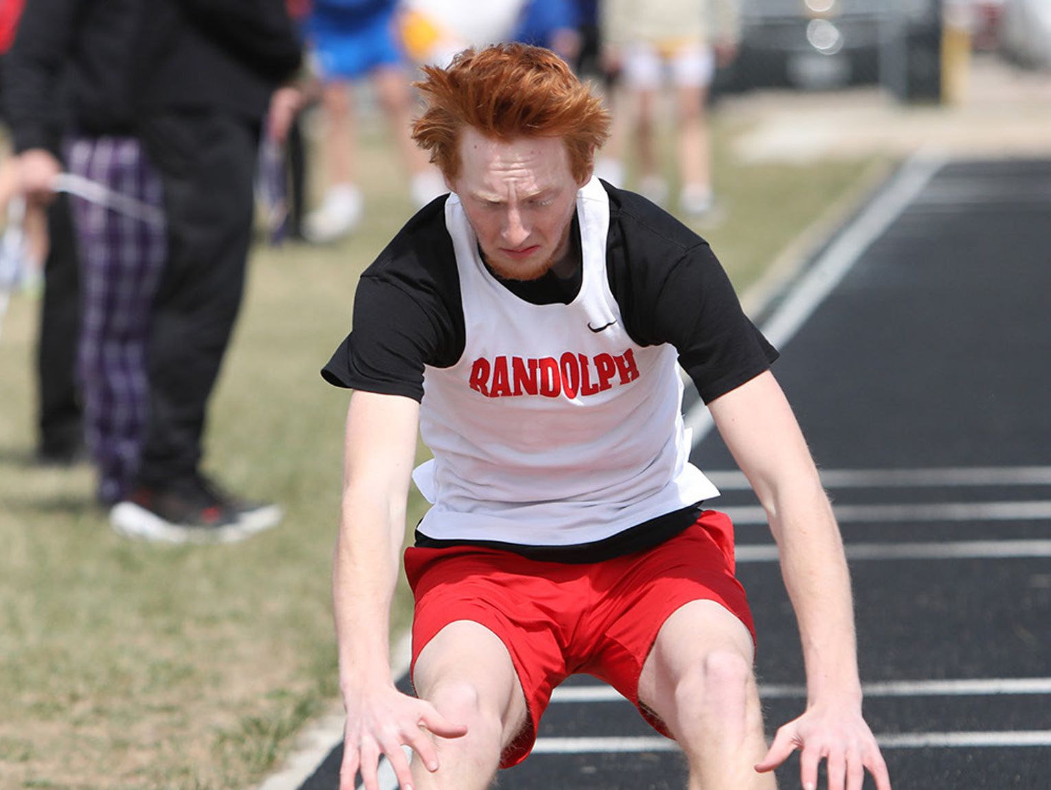 Randolph track teams compete in Battle Creek