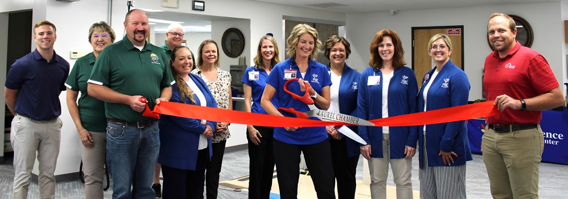 A ribbon cutting and Open House was held recently at the newly renovated Laurel Therapy Clinic