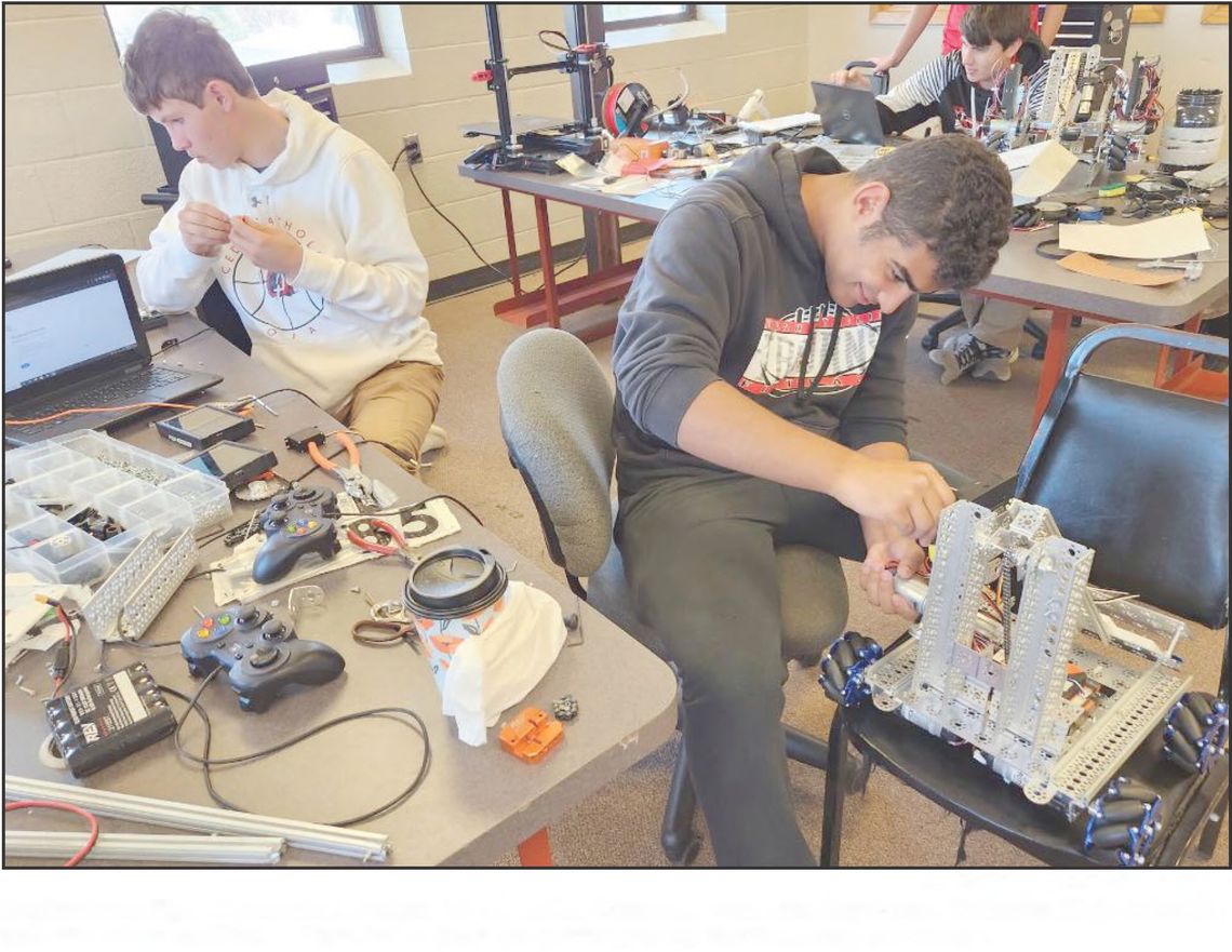 Cedar Catholic gets ready for robotics season