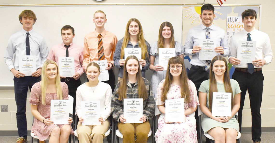 Cedar Catholic inducts new members