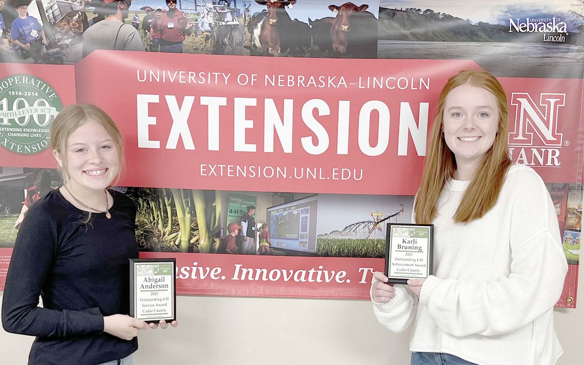 Cedar County 4-H announces Award Recipients