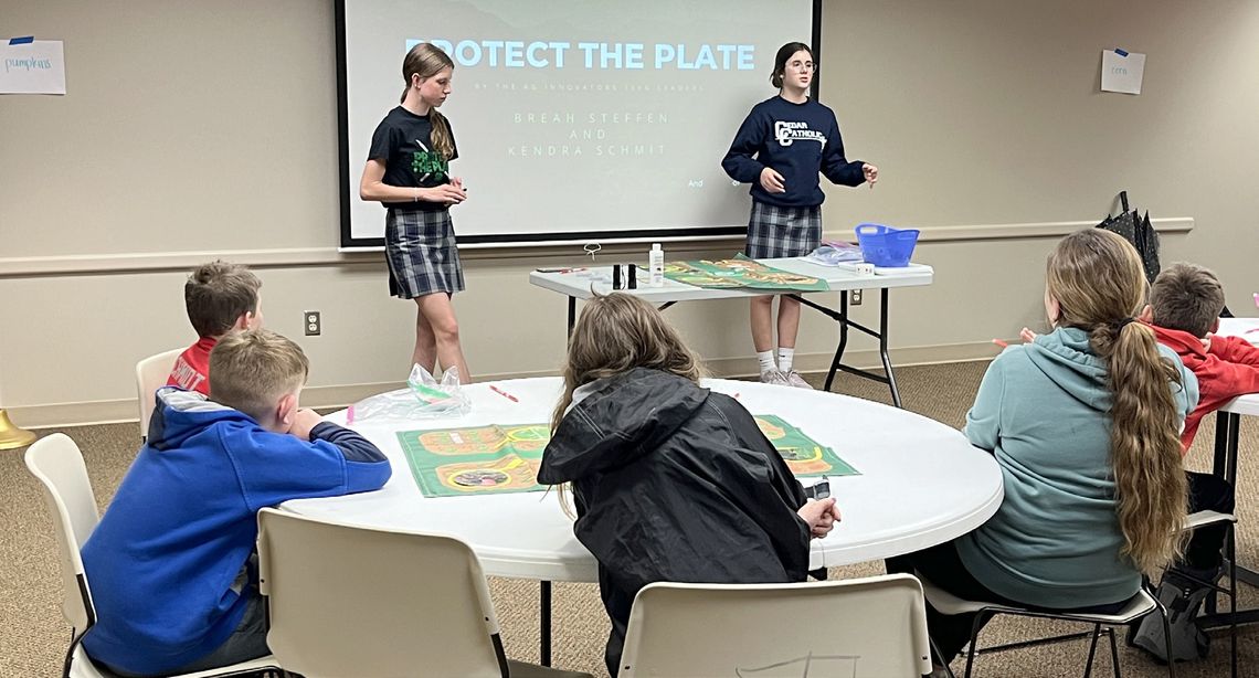 Cedar County 4-H youth participate in Protect the Plate