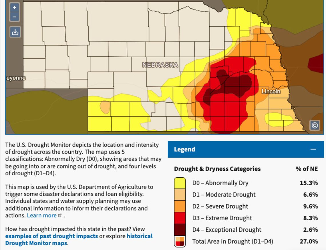 Cedar County sees drought improvement in 2023