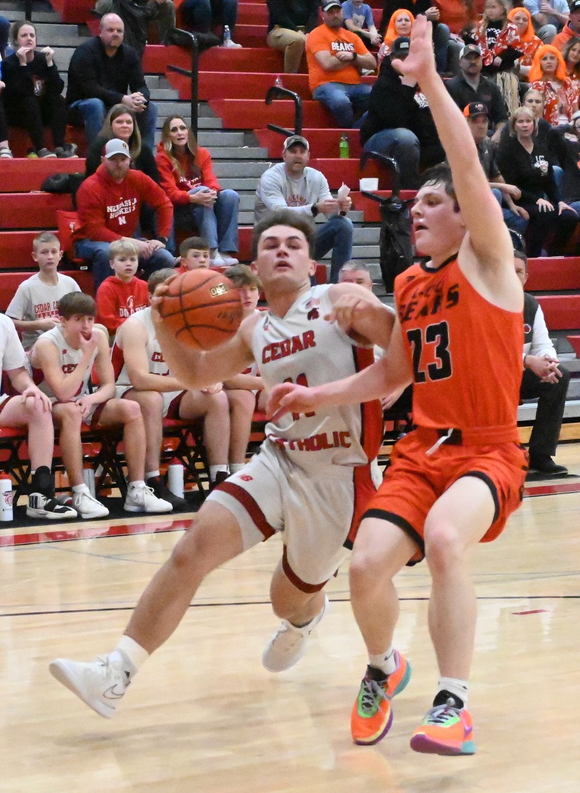 Cedar tops LCC in SubDistrict game