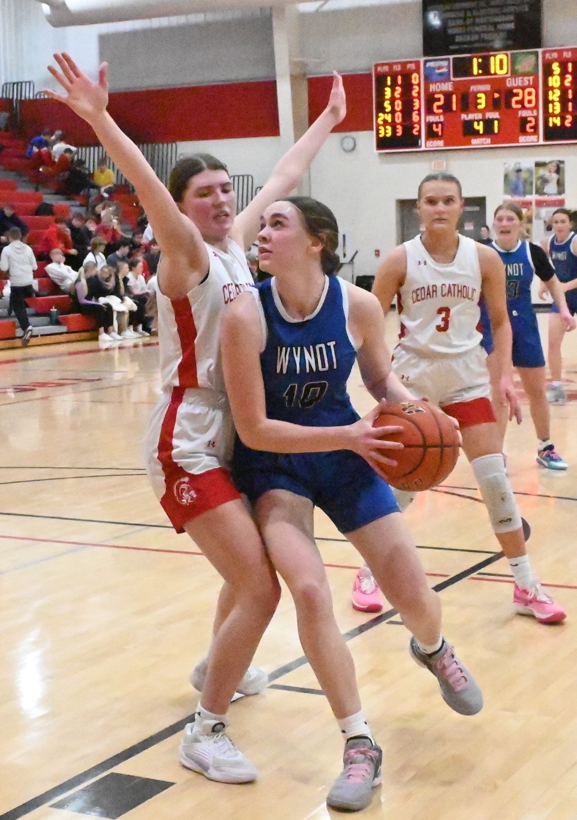 Cedar - Wynot Girls basketball