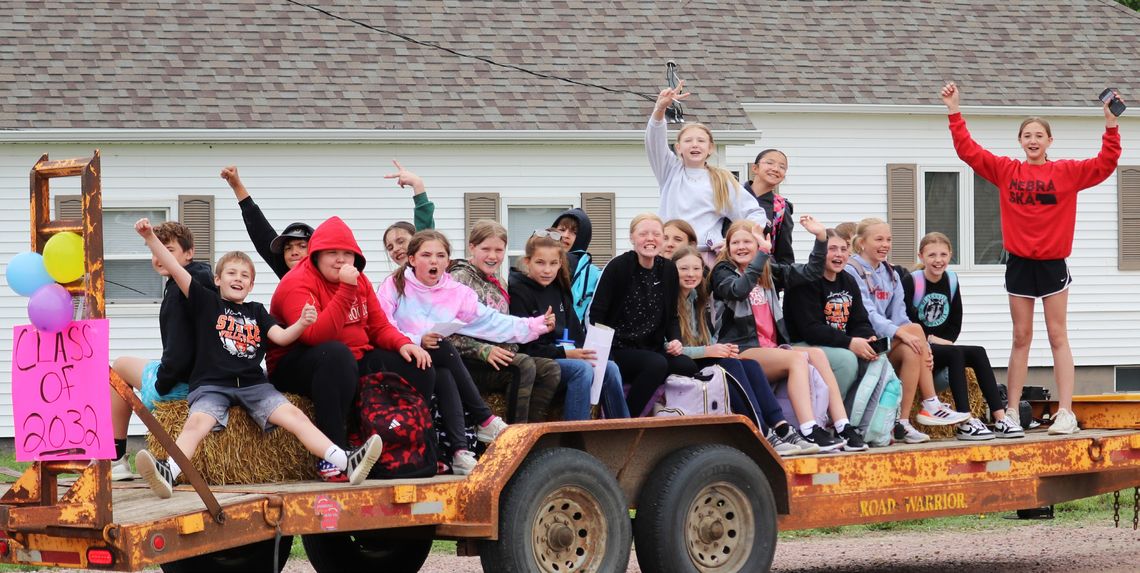 Celebrated their last day of school last week