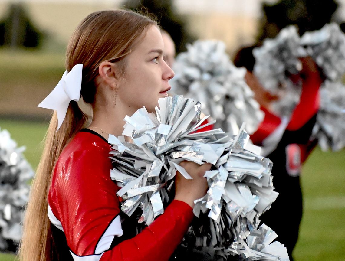 Cheering on the team