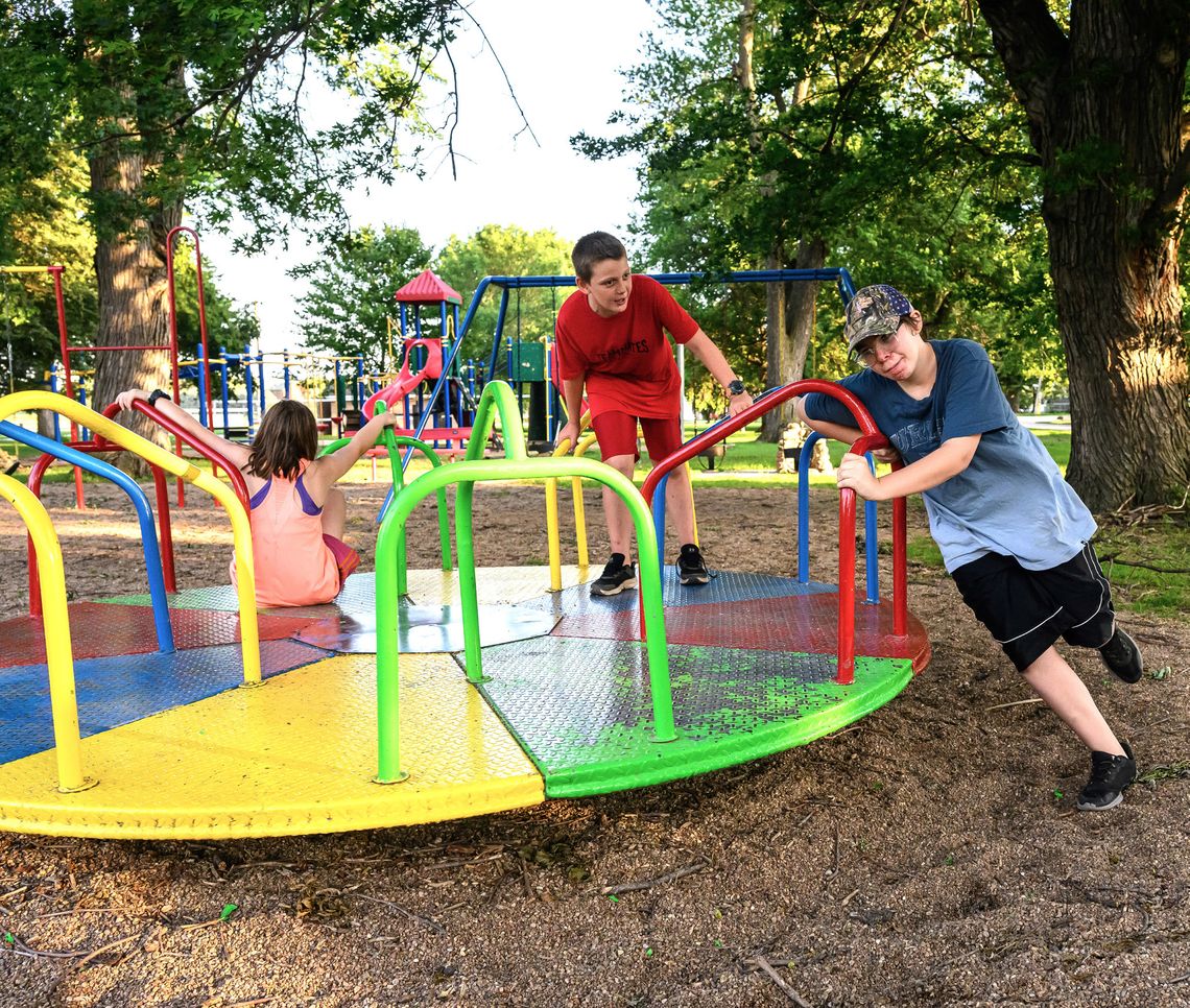 CJ Manzer (right), 13
