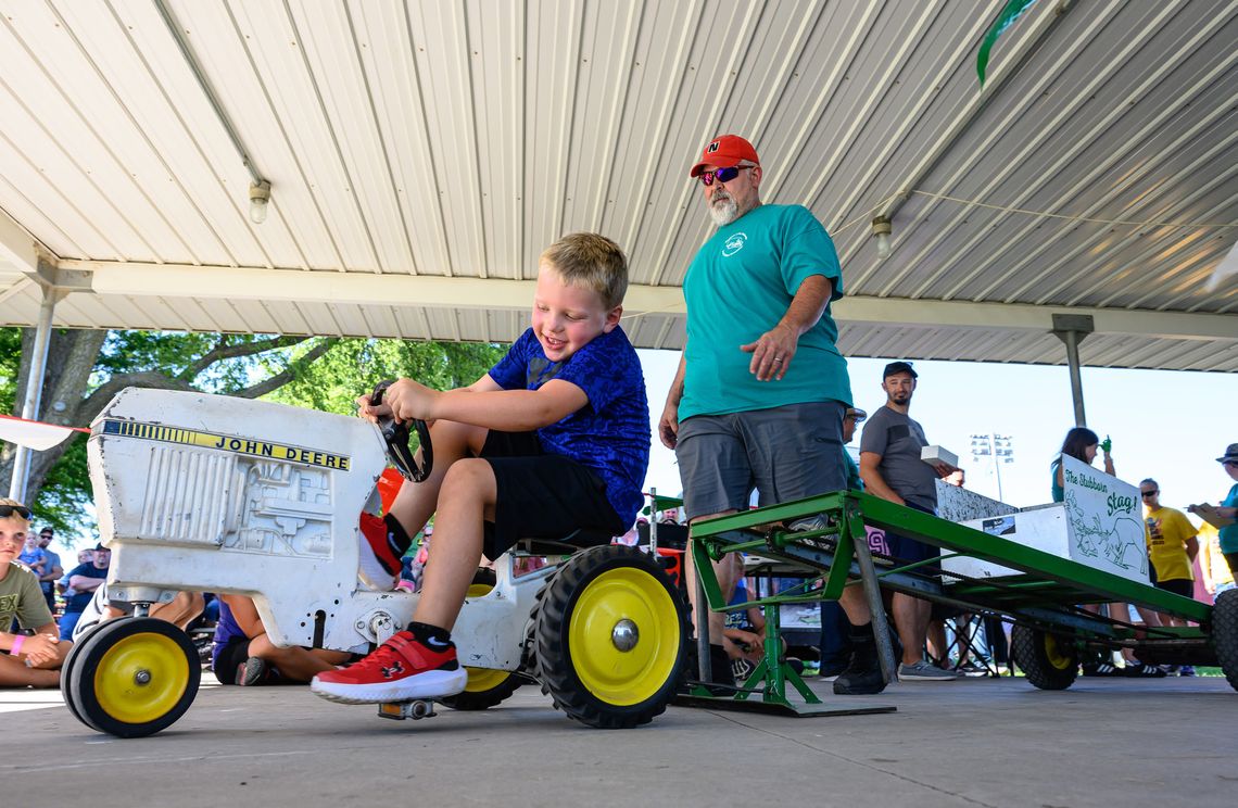 Fair ends with BBQ, awards, inflatables and buzz cuts
