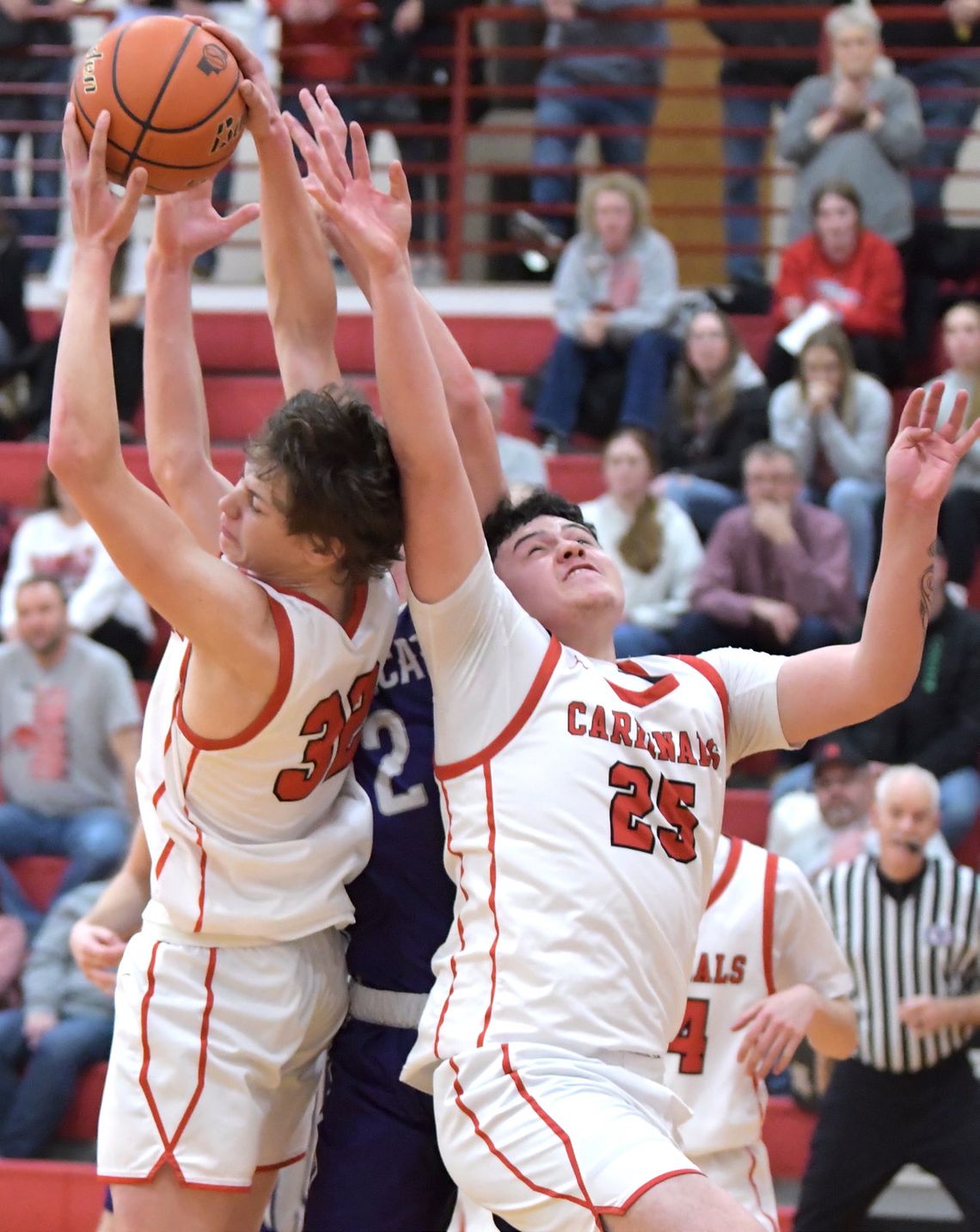 Goes for the rebound