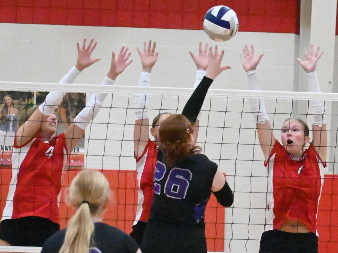 Hartington-Newcastle and Cedar Catholic played an exhibition match last week to prepare for the new season