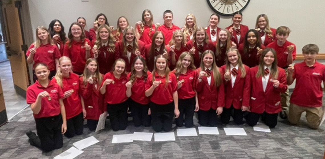Hartington-Newcastle FCCLA Chapter does well at District competition