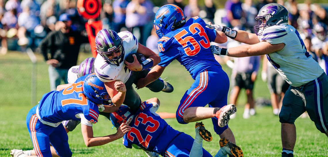 Hartington’s two football teams both hit the road last week