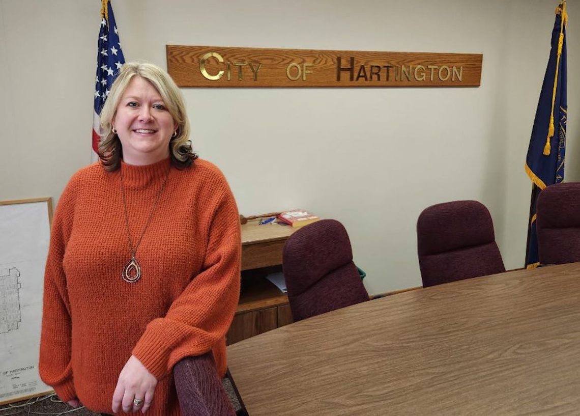 Hartington woman is settling in as new deputy city clerk